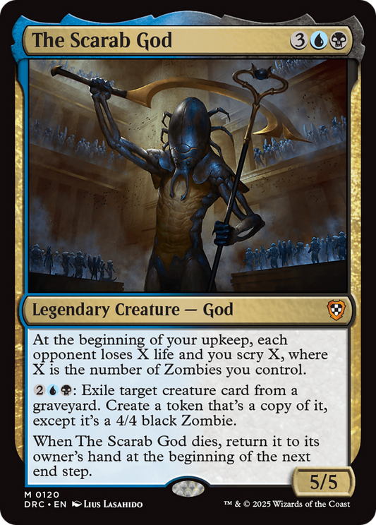 The Scarab God (120) - Commander: Aetherdrift