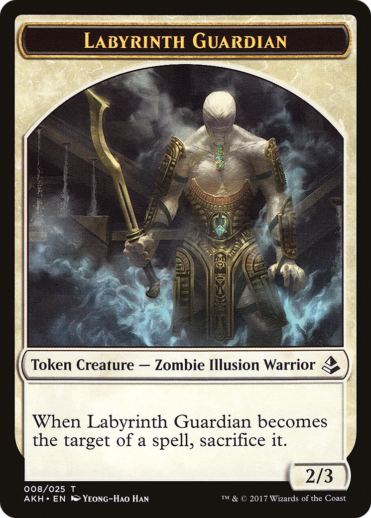 Labyrinth Guardian Token (008) Foil - Amonkhet Tokens