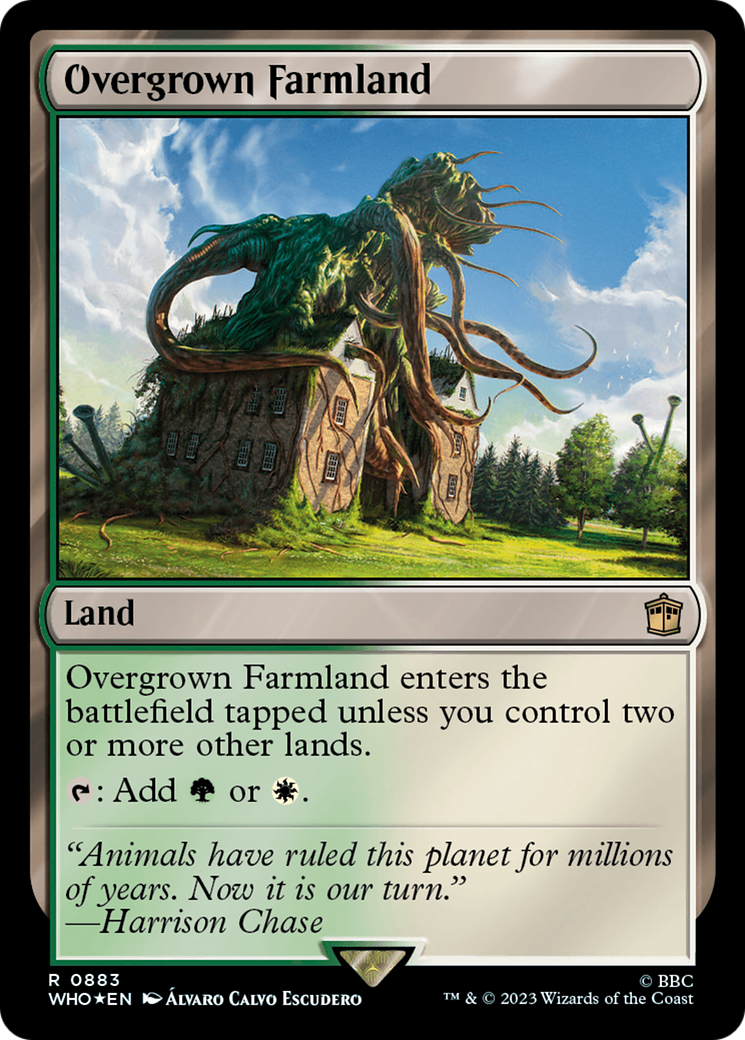 Overgrown Farmland (Surge Foil) [Doctor Who] | Silver Goblin