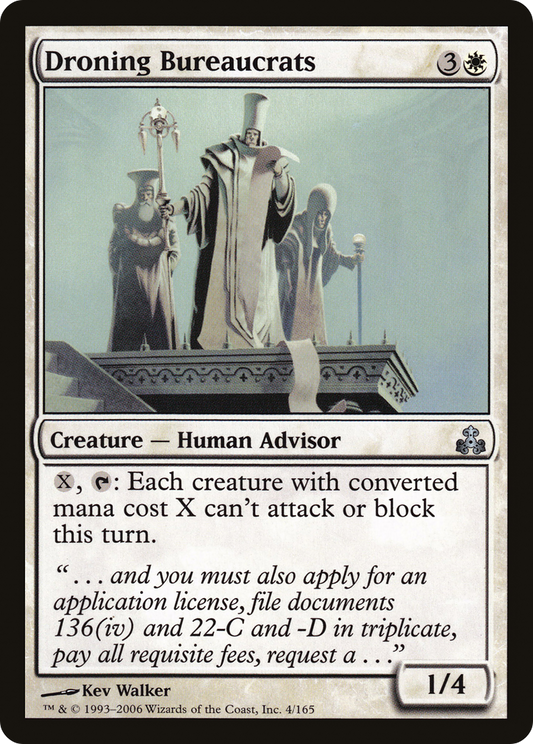 Droning Bureaucrats [Guildpact] Foil