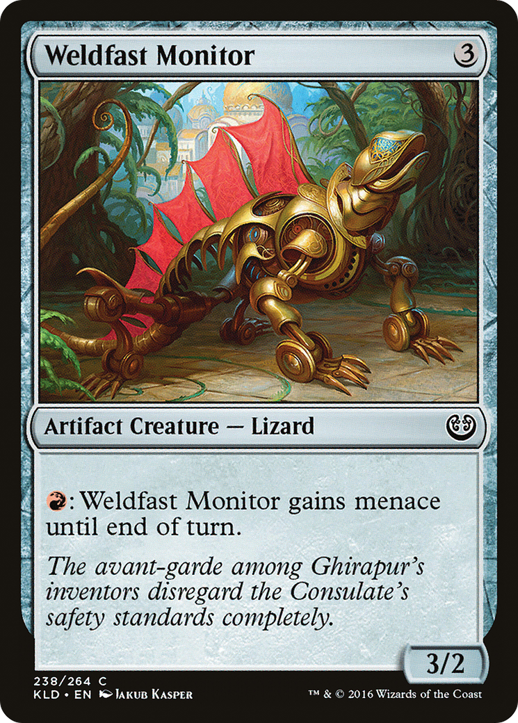 Weldfast Monitor [Kaladesh] | Silver Goblin