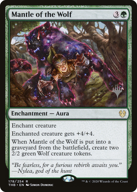 Mantle of the Wolf (Promo Pack) [Theros Beyond Death Promos] Foil