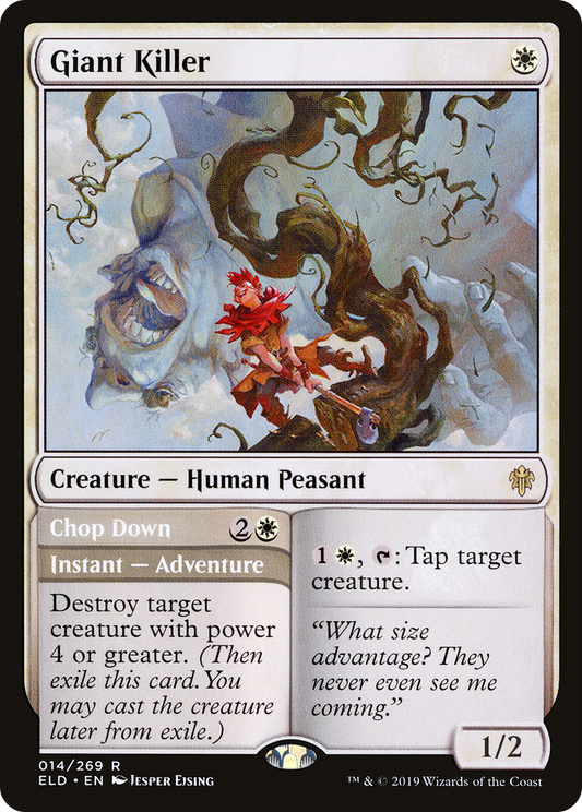 Giant Killer // Chop Down [Throne of Eldraine] Foil