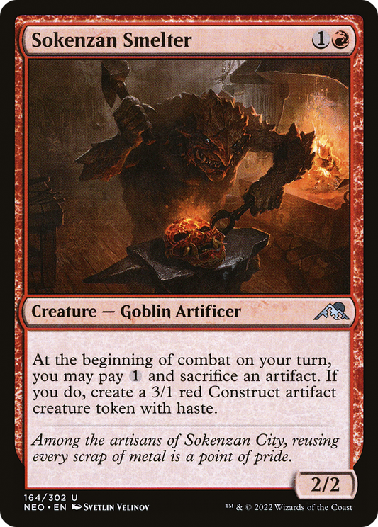 Sokenzan Smelter [Kamigawa: Neon Dynasty] Foil