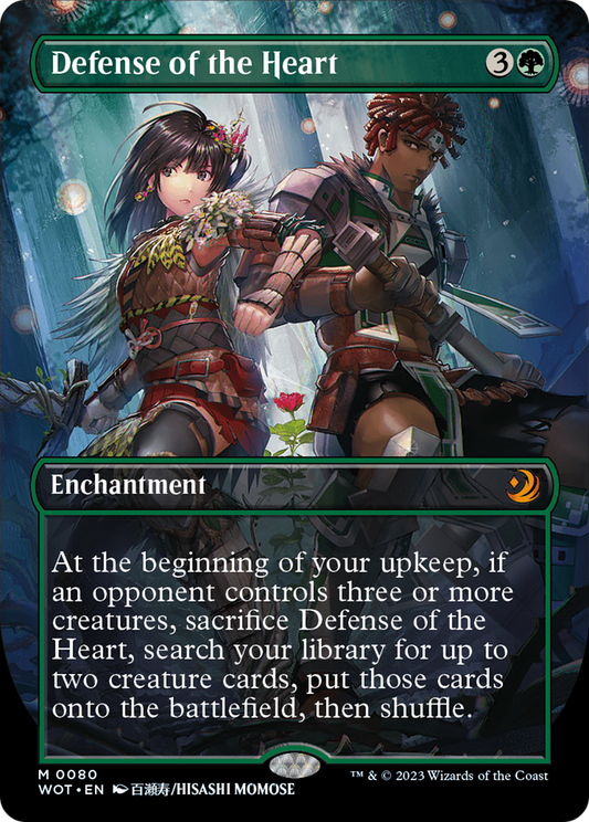 Defense of the Heart (Anime Borderless) [Wilds of Eldraine: Enchanting Tales] Foil