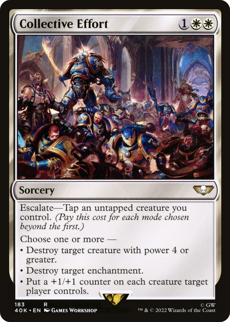 Collective Effort [Warhammer 40,000]
