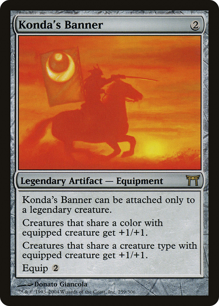 Konda's Banner (259) Foil - Champions of Kamigawa