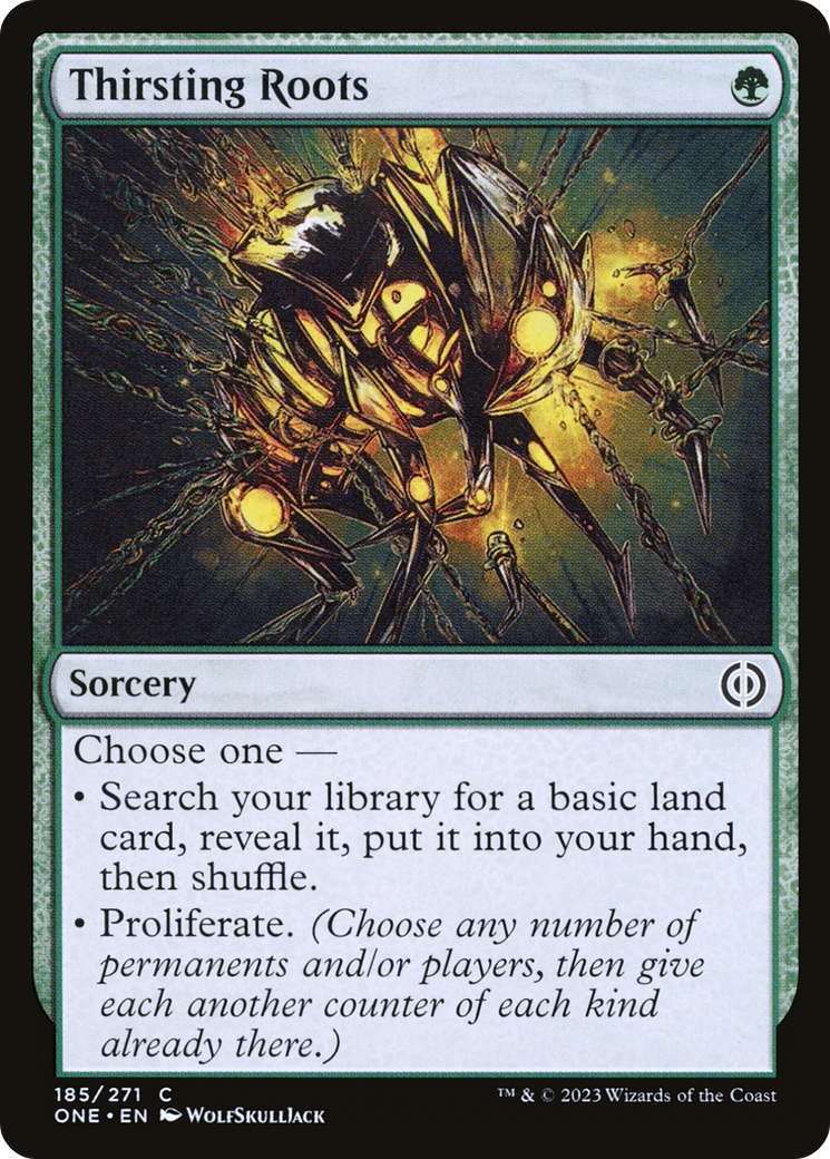 Thirsting Roots [Phyrexia: All Will Be One] Foil