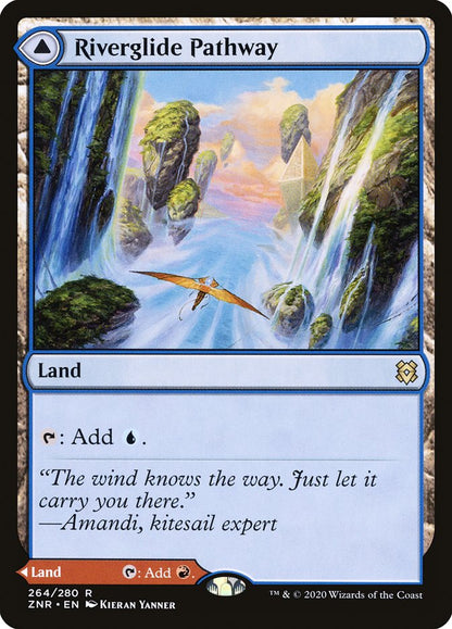 Riverglide Pathway // Lavaglide Pathway (264) Foil - Zendikar Rising