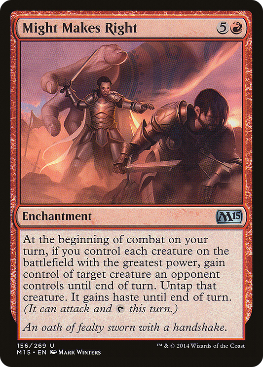 Might Makes Right [Magic 2015] Foil