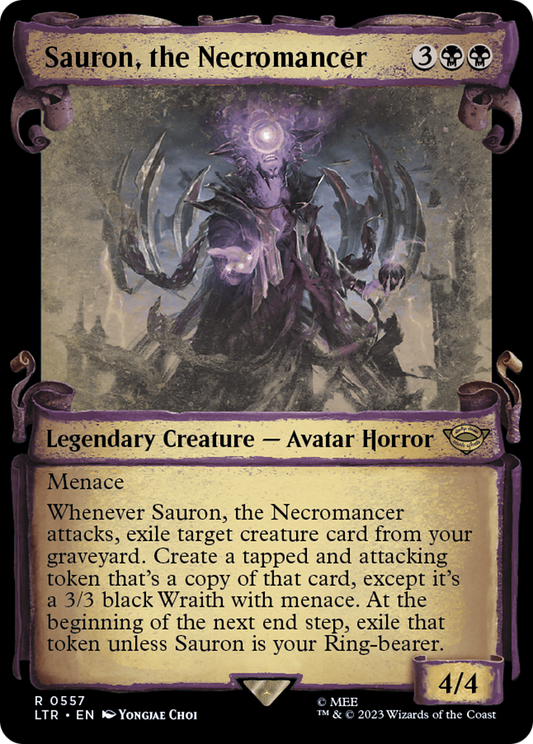 Sauron, the Necromancer [The Lord of the Rings: Tales of Middle-Earth Showcase Scrolls] Foil