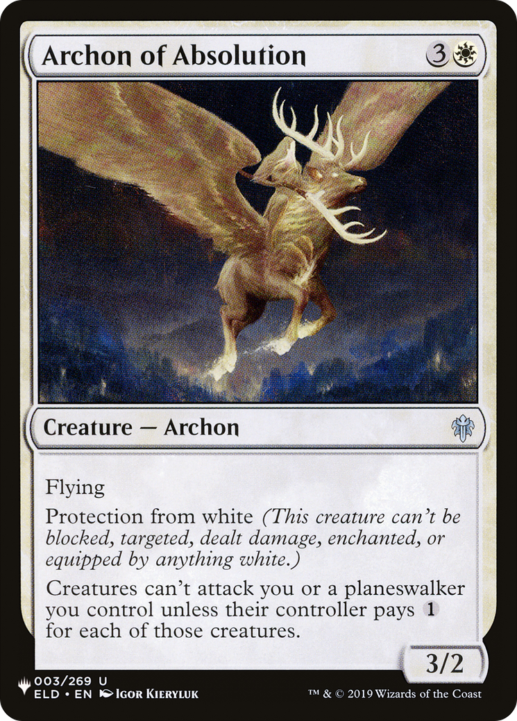 Archon of Absolution [The List Reprints] | Silver Goblin