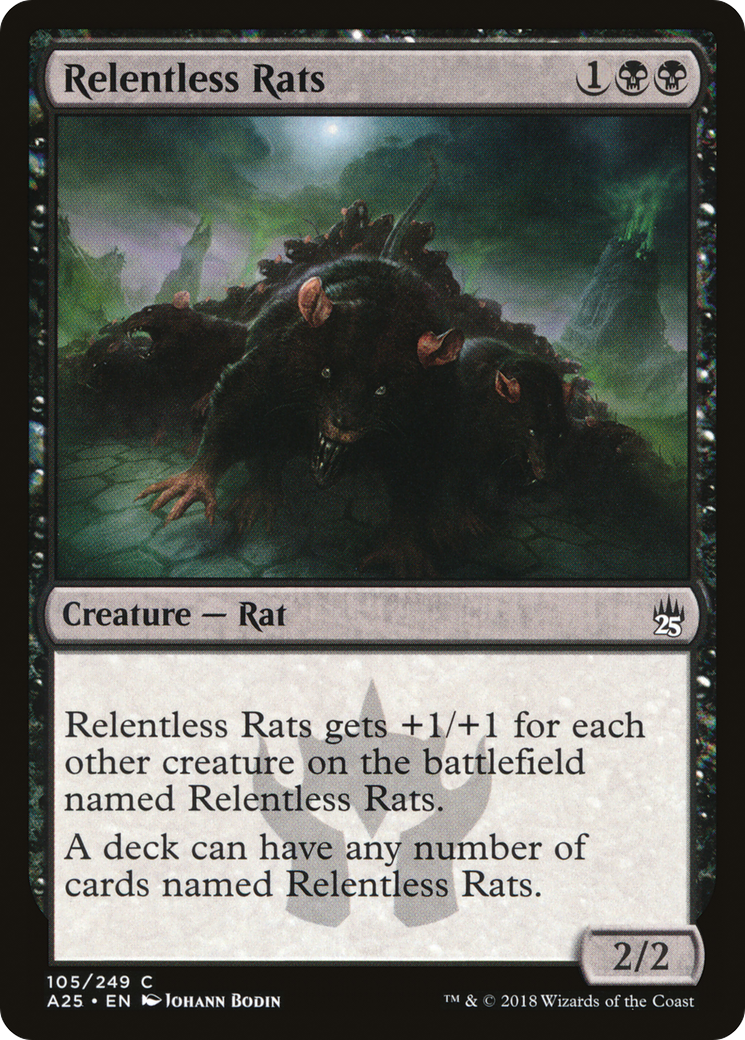Relentless Rats [Masters 25] Foil