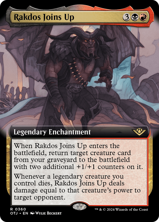 Rakdos Joins Up (Extended Art) [Outlaws of Thunder Junction] Foil