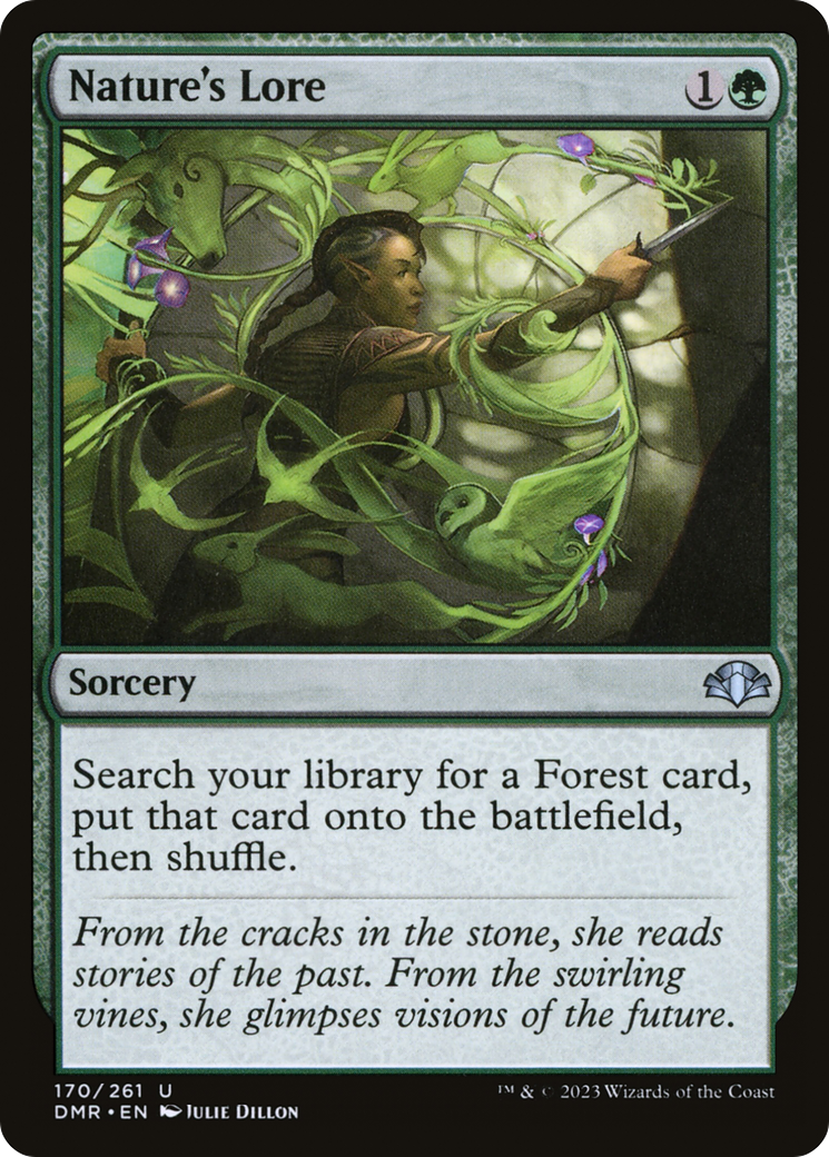 Nature's Lore [Dominaria Remastered] Foil