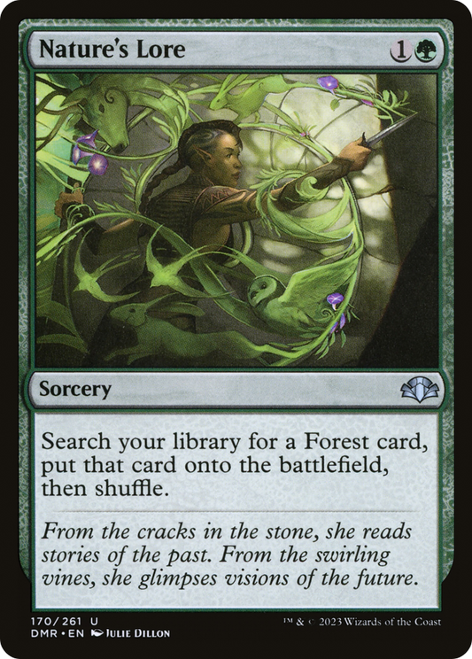 Nature's Lore [Dominaria Remastered] Foil