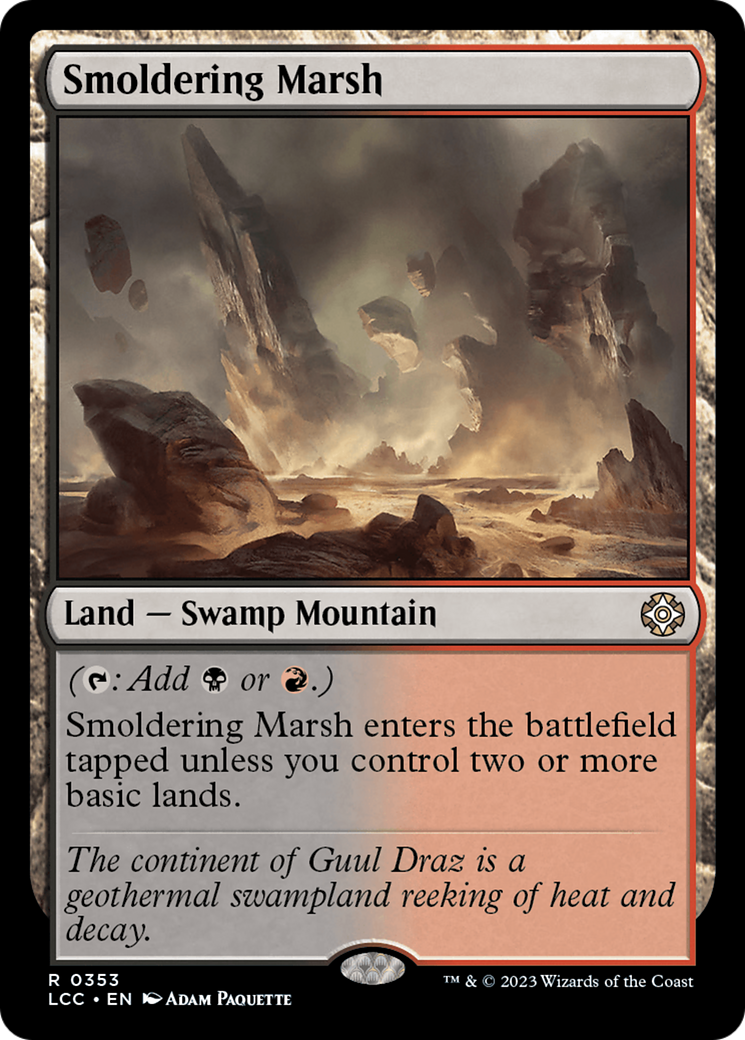 Smoldering Marsh [The Lost Caverns of Ixalan Commander] | Silver Goblin