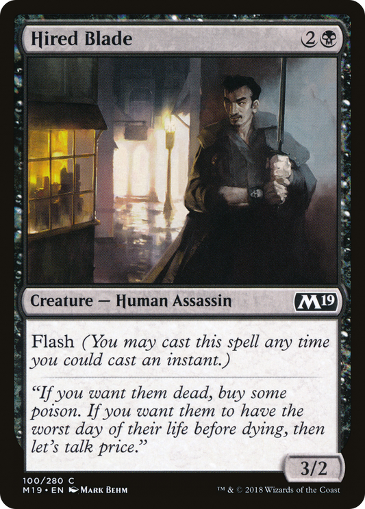 Hired Blade [Core Set 2019]