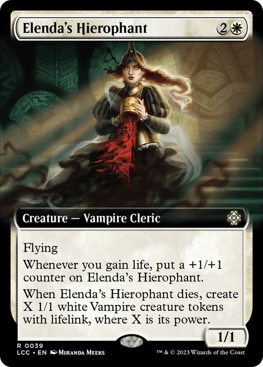 Elenda's Hierophant (Extended Art) [The Lost Caverns of Ixalan Commander] Foil