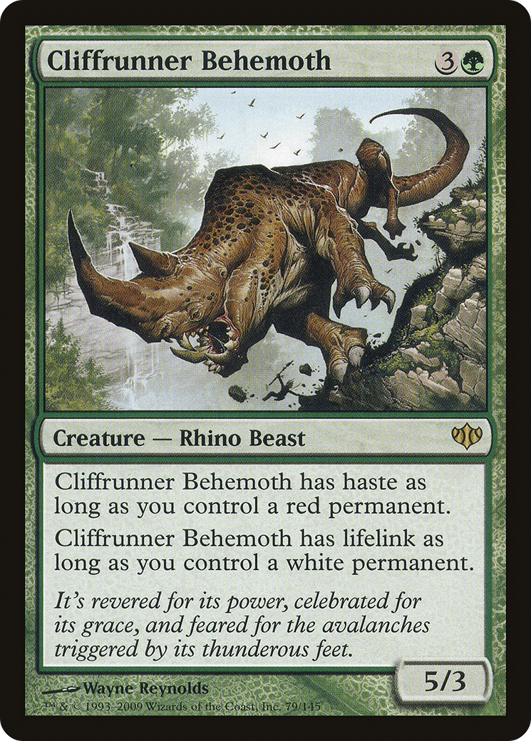 Cliffrunner Behemoth [Conflux] Foil