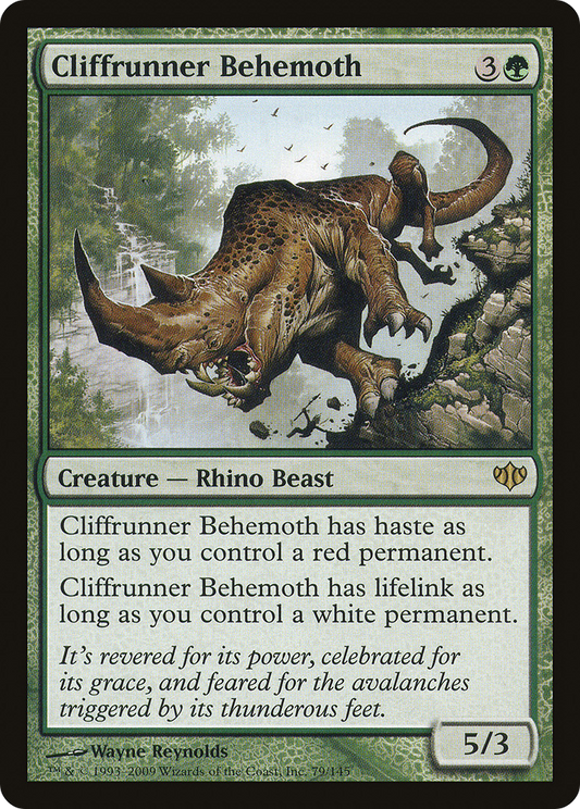 Cliffrunner Behemoth [Conflux] Foil