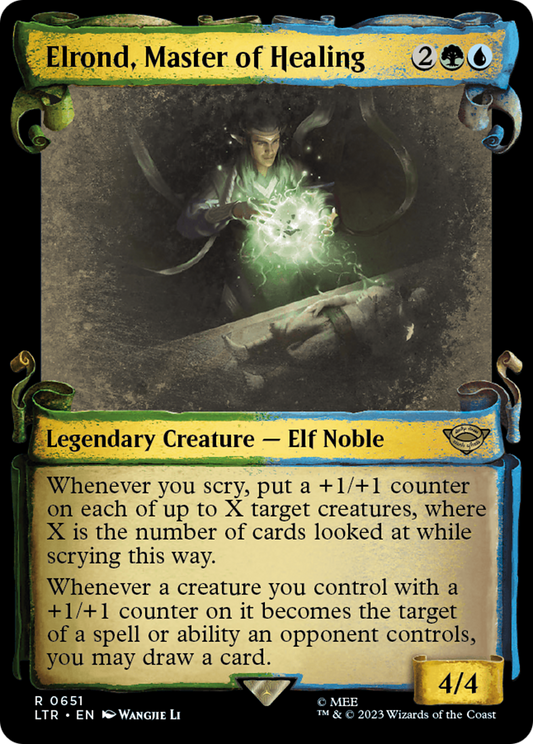 Elrond, Master of Healing [The Lord of the Rings: Tales of Middle-Earth Showcase Scrolls] Foil