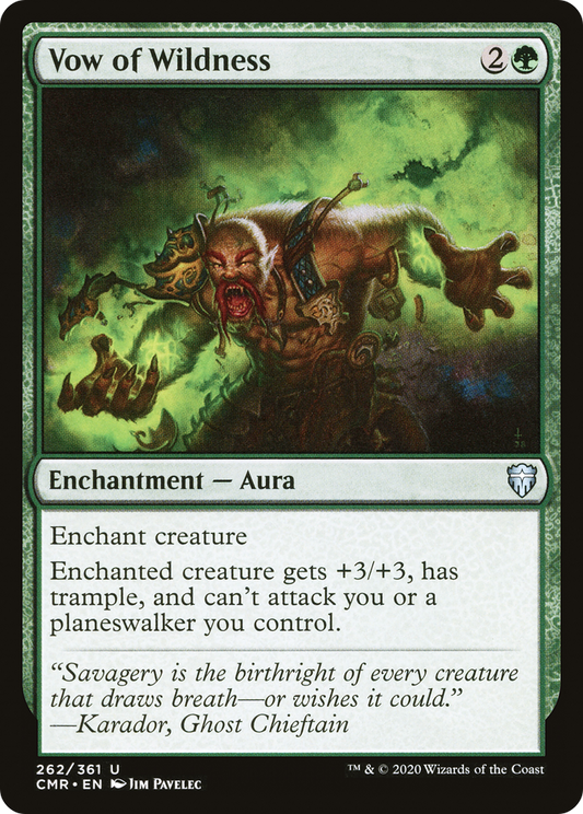 Vow of Wildness [Commander Legends] Foil