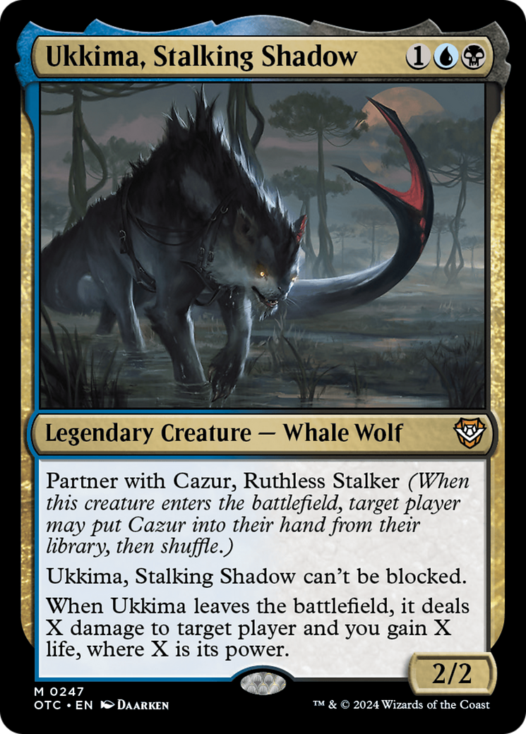 Ukkima, Stalking Shadow [Outlaws of Thunder Junction Commander] | Silver Goblin