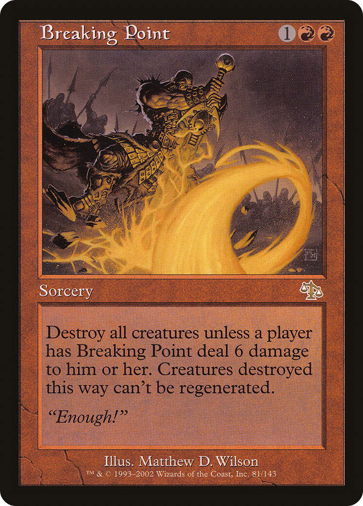 Breaking Point [Judgment] Foil