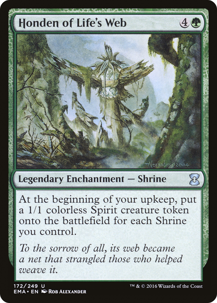 Honden of Life's Web (172) Foil - Eternal Masters