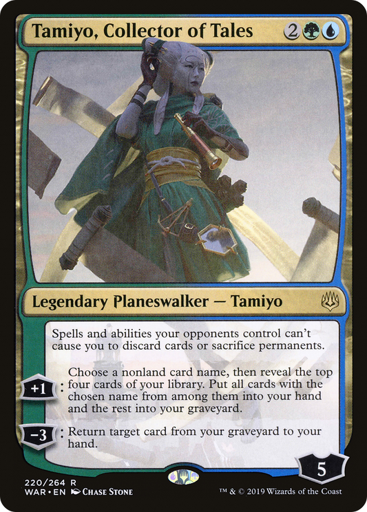 Tamiyo, Collector of Tales [War of the Spark] Foil