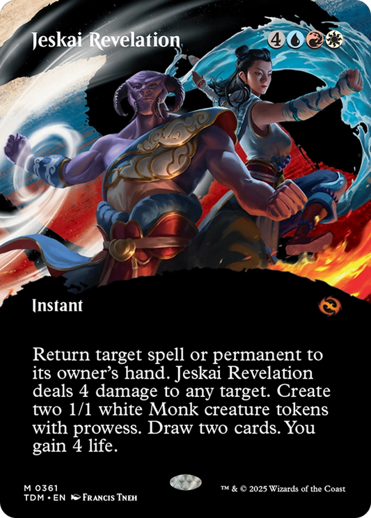 Jeskai Revelation (Borderless) (361) - Tarkir: Dragonstorm