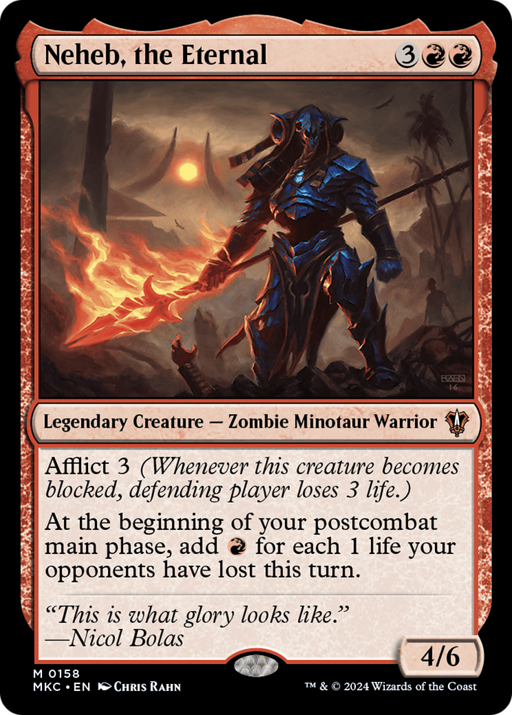 Neheb, the Eternal [Murders at Karlov Manor Commander]