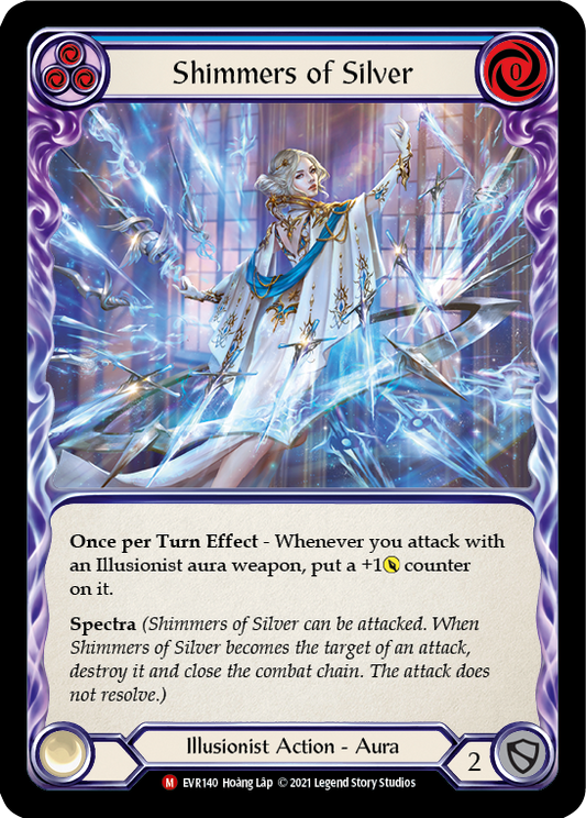 Shimmers of Silver 1st Edition  (EVR140) - Everfest