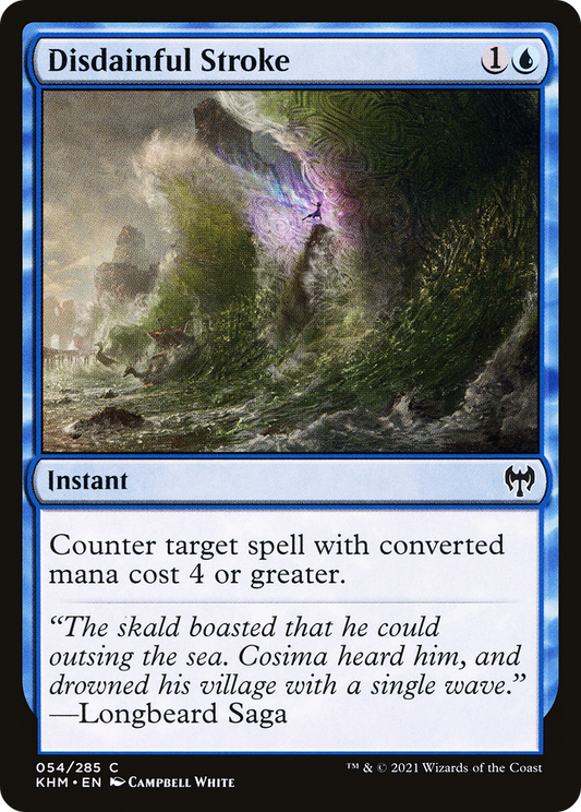 Disdainful Stroke [Kaldheim] Foil