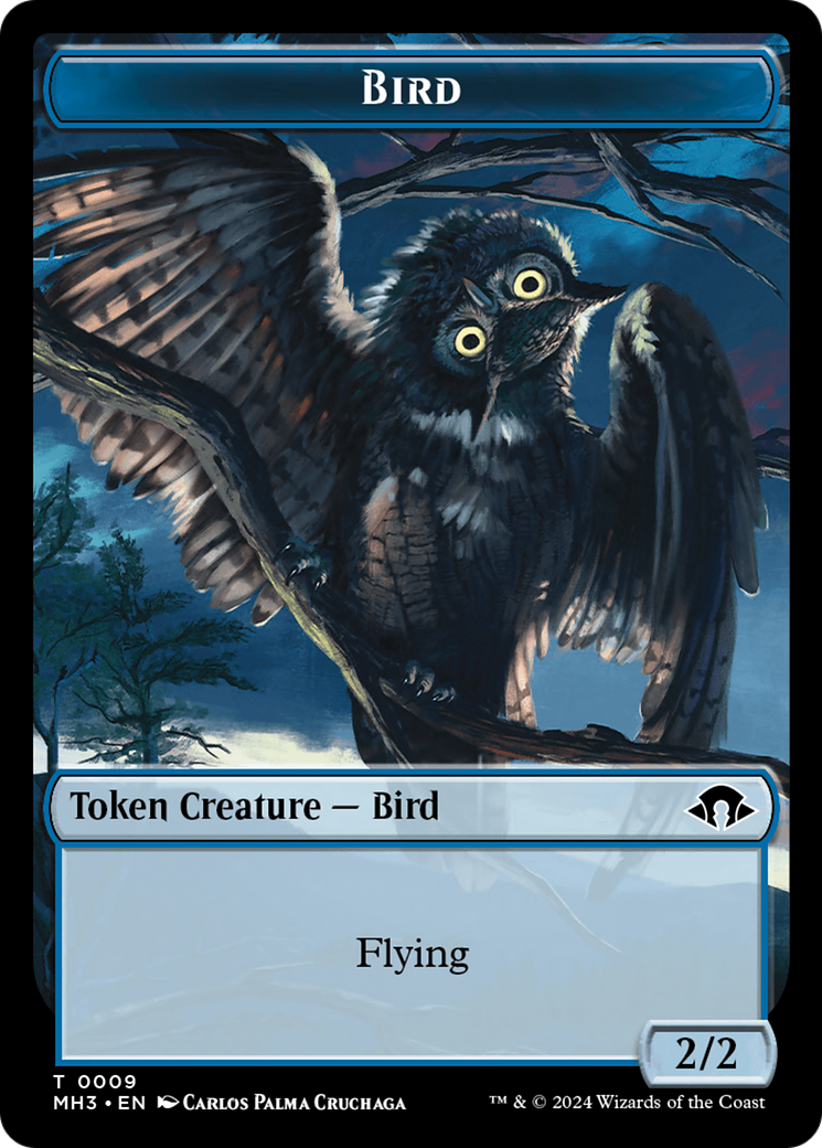 Eldrazi Spawn // Bird Double-Sided Token [Modern Horizons 3 Tokens] | Silver Goblin