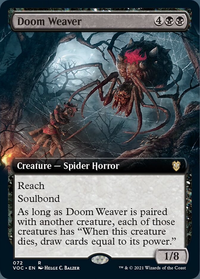 Doom Weaver (Extended Art) [Innistrad: Crimson Vow Commander] | Silver Goblin