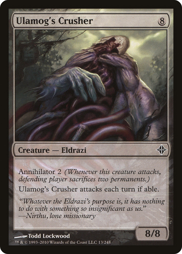 Ulamog's Crusher (013) Foil - Rise of the Eldrazi