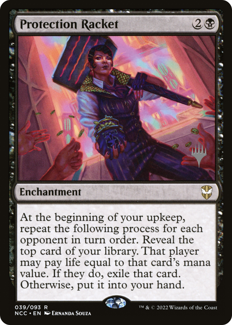 Protection Racket (Promo Pack) [Streets of New Capenna Commander Promos]