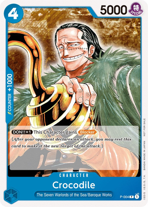 Crocodile (Promotion Pack 2022) [One Piece Promotion Cards] | Silver Goblin