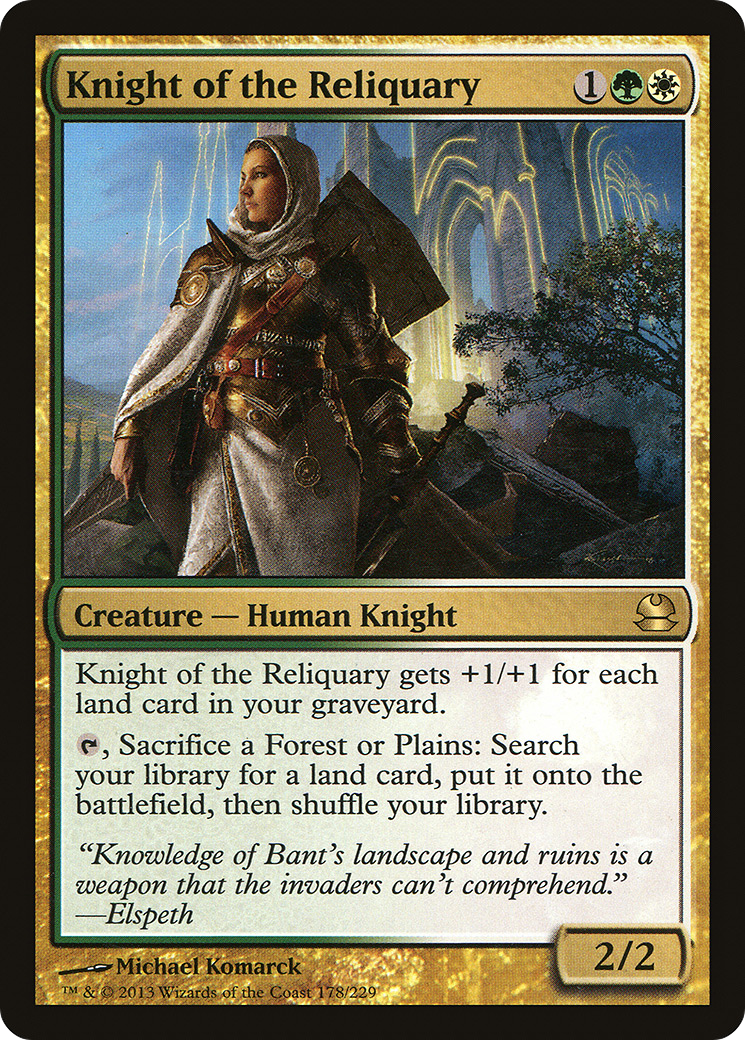 Knight of the Reliquary (178) Foil - Modern Masters