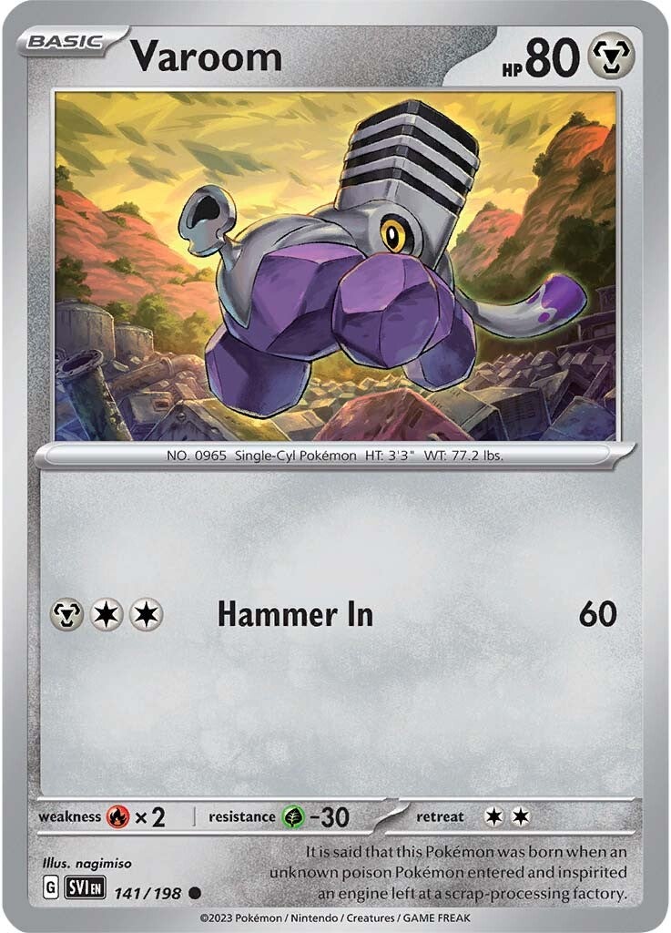 Varoom (141/198) [Scarlet & Violet: Base Set] | Silver Goblin