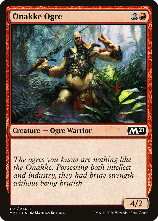 Onakke Ogre [Core Set 2021] Foil