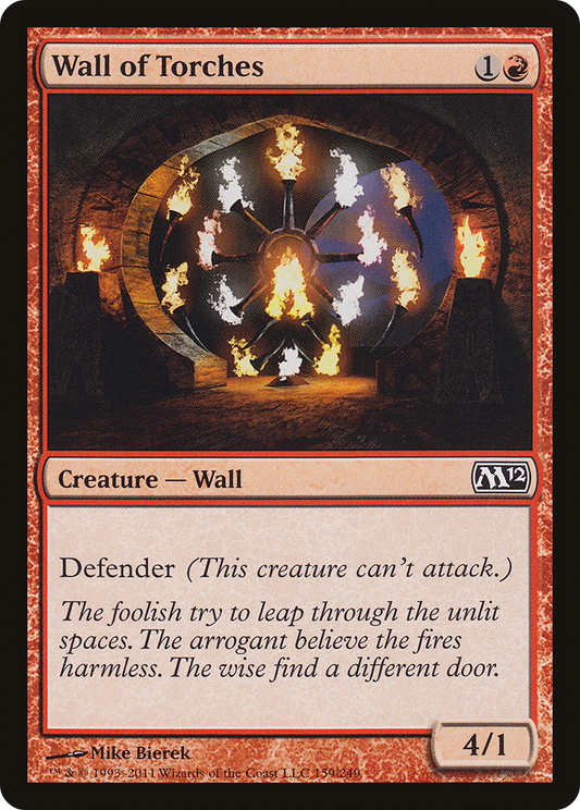 Wall of Torches [Magic 2012] Foil