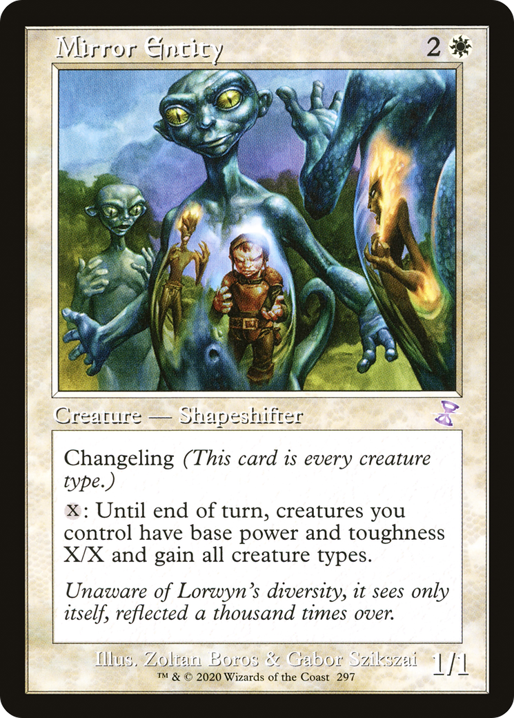 Mirror Entity (Retro) (297) Foil - Time Spiral Remastered