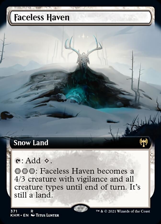 Faceless Haven (Extended Art) [Kaldheim] | Silver Goblin