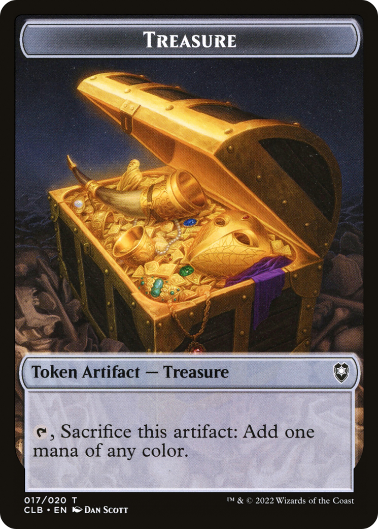 Treasure Token [Commander Legends: Battle for Baldur's Gate Tokens] | Silver Goblin