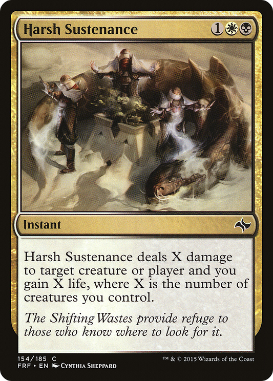 Harsh Sustenance [Fate Reforged] Foil