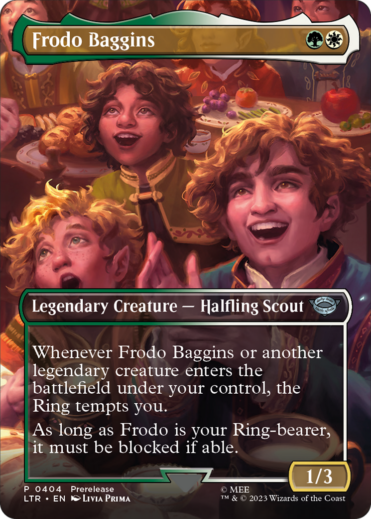 Frodo Baggins (Borderless Alternate Art) [The Lord of the Rings: Tales of Middle-Earth] | Silver Goblin