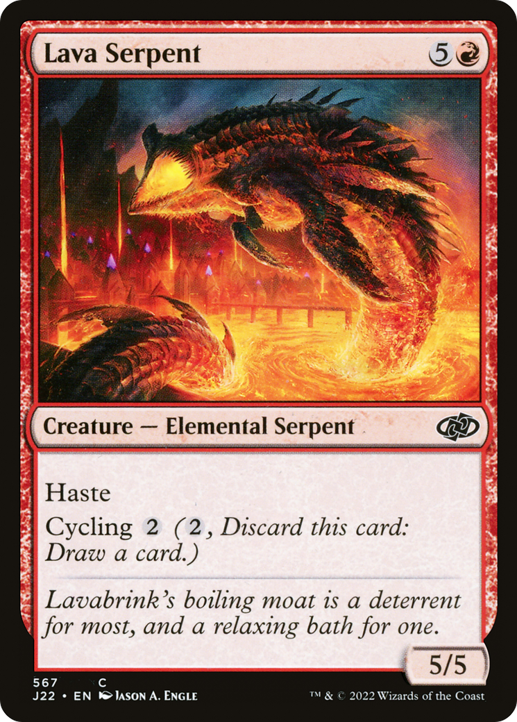 Lava Serpent [Jumpstart 2022] | Silver Goblin